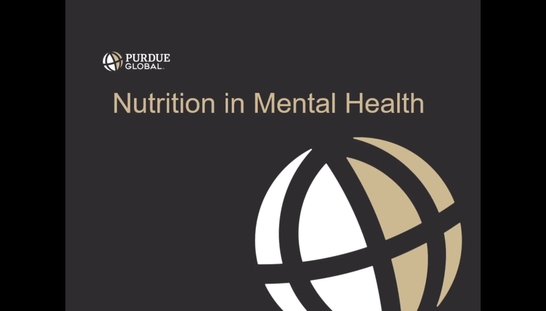 Nutrition in Mental Health