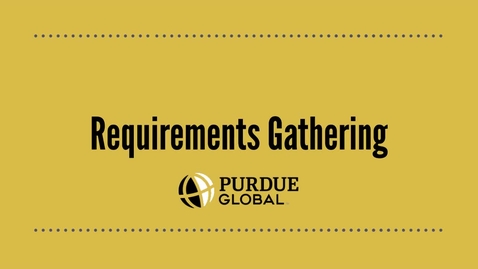 Thumbnail for IN256 - Requirements Gathering