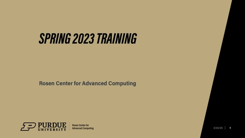 Thumbnail for entry Spring 2023 Containerized Bioinformatics Applications for HPC