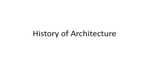 Thumbnail for History Of Architecture