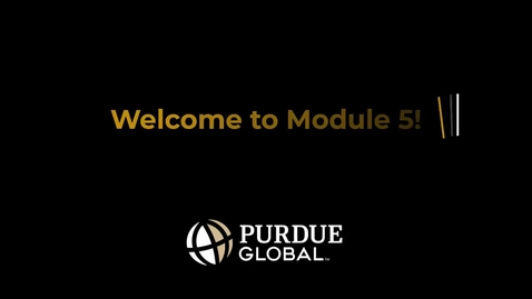 Thumbnail for Module 5 Overview