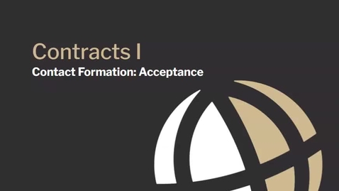 Thumbnail for CL610 Module 4 Video 1: Acceptance