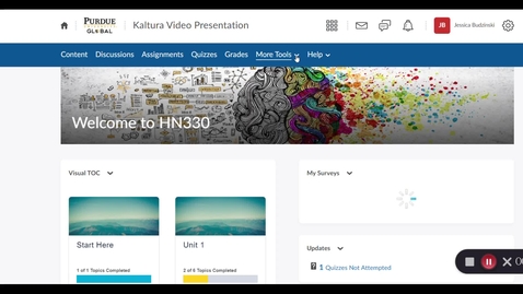 Thumbnail for Student Guide- Kaltura Express Capture