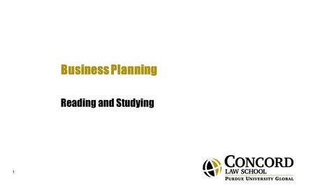 Thumbnail for Reading and Studying