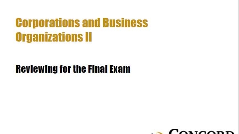 Thumbnail for Review for Final Exam