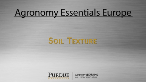 Thumbnail for entry AEE S M2 L1 Soil Texture