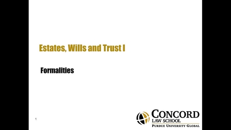 Thumbnail for Formalities