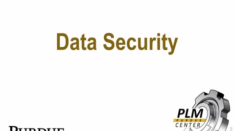 Thumbnail for PLM-PDM Data Security