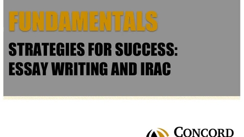 Thumbnail for CL500_FundamentalsIRAC