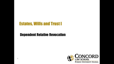 Thumbnail for Dependent Relative Revocation