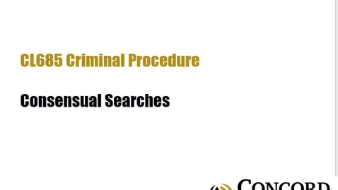 Thumbnail for Consent Searches