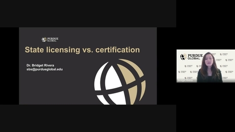 Thumbnail for Psychology Licensure vs Certification