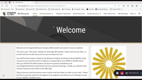 Thumbnail for ABA Resource Website Review: Purdue Global