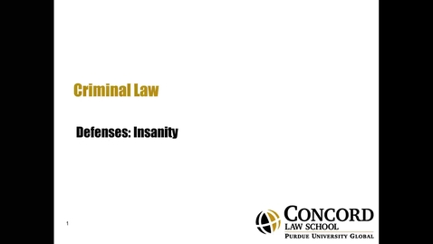 Thumbnail for Defenses Insanity