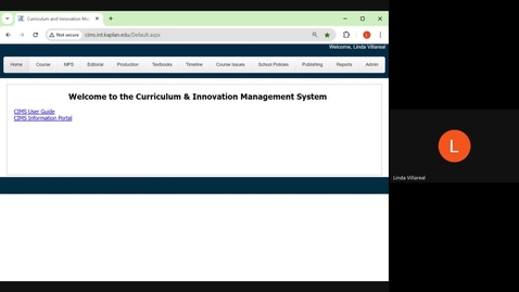 Thumbnail for Curriculum &amp; Innovation Management System (CIMS) Overview