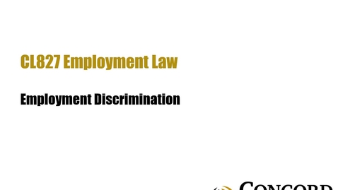 Thumbnail for Employment Discrimination