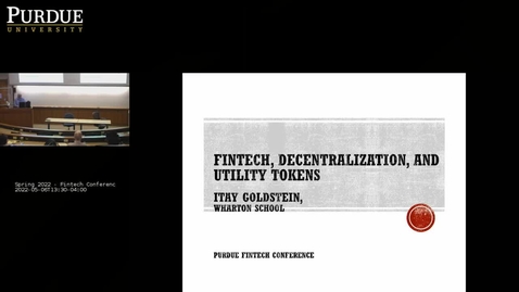 Thumbnail for entry Spring 2022 - Fintech Conference, Keynote Speaker (1:30pm)