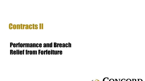 Thumbnail for Relief from Forfeiture