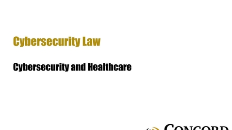 Thumbnail for Cybersecurity and Healthcare