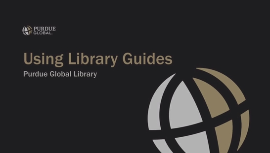 Student Guide to Library Guides