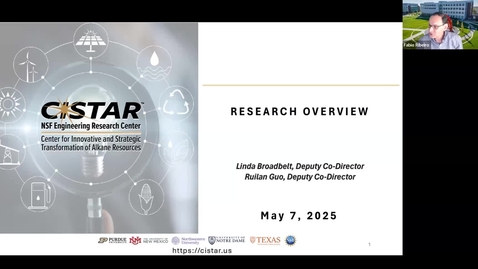 Thumbnail for CISTAR Summer Webinar 050725