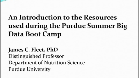 Thumbnail for Intro to course resources 2018 boot camp