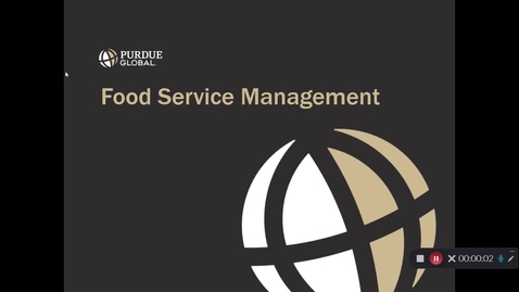 Thumbnail for Food Service Management
