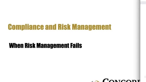 Thumbnail for When Risk Management Fails