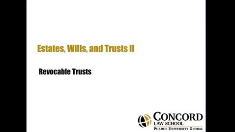 Thumbnail for Revocable Trusts