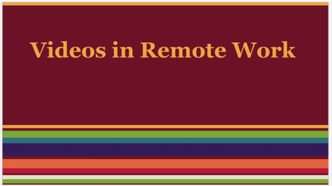 Thumbnail for Remote Work Module 2