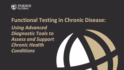 Thumbnail for NS310 Functional Testing in Chronic Disease