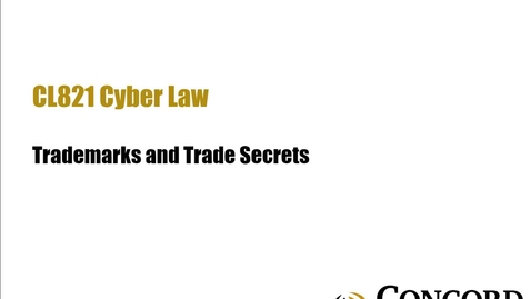 Thumbnail for Trademarks and Trade Secrets