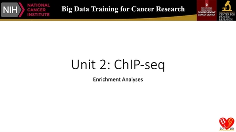 Thumbnail for entry Unit2_9_chipSeq_enrichmentAnalyses