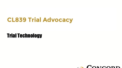 Thumbnail for Trial Technology