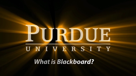 Thumbnail for entry What is Blackboard? (1:35)