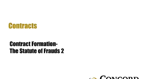 Thumbnail for The Statute of Frauds 2