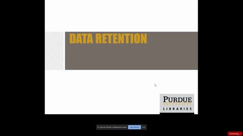 Thumbnail for Data Governance Part 4_Data Retention