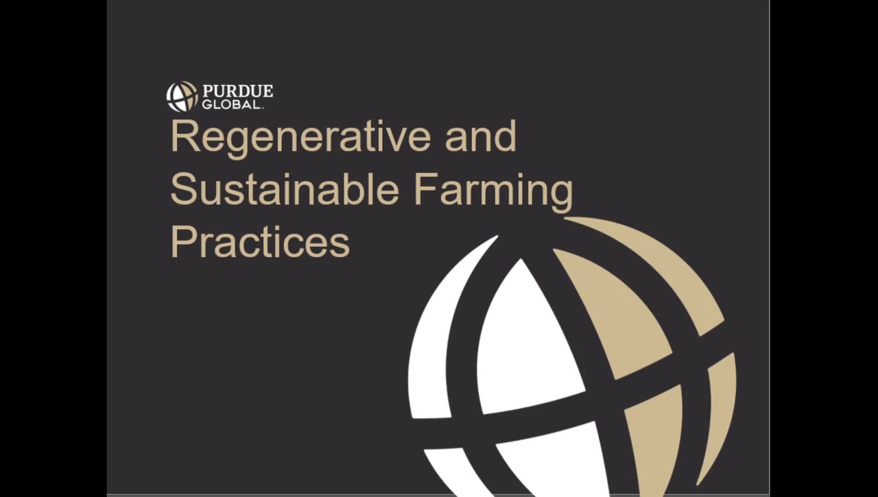 Regenerative and Sustainable Farming Practices