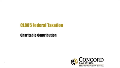 Thumbnail for Charitable Contributions