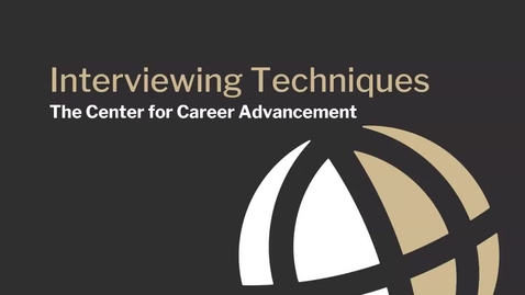 Thumbnail for entry Interviewing Techniques