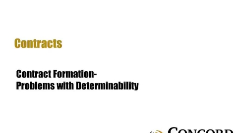 Thumbnail for CL610 Problems with Determinability