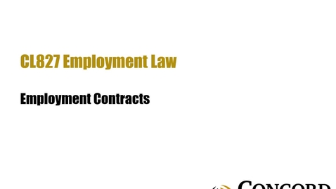 Thumbnail for Employment Contracts
