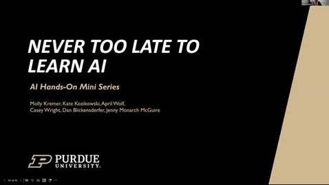 Thumbnail for January 29, 2025: Never Too Late to Learn AI