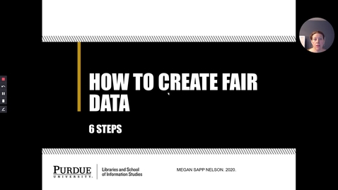 Thumbnail for entry How to Create FAIR Data
