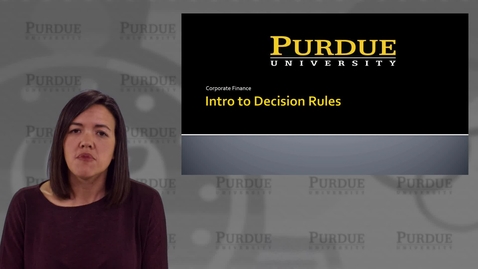Thumbnail for Decision Rules - Part 1