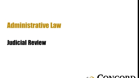 Thumbnail for Judicial Review