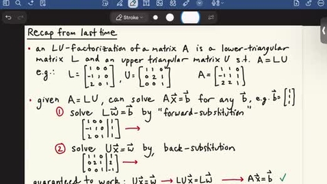 Thumbnail for Lecture 21 Recording