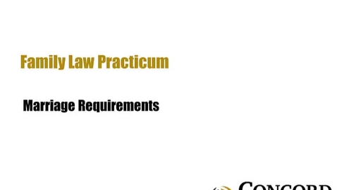 Thumbnail for Marriage Requirements