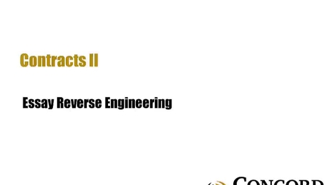 Thumbnail for Essay Reverse Engineering