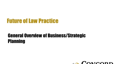 Thumbnail for General Overview of Business Strategic Planning